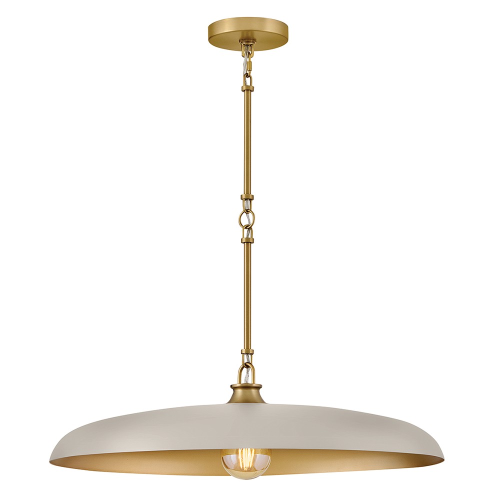 Lacquered Brass LED Chandelier from the Sadie Collection