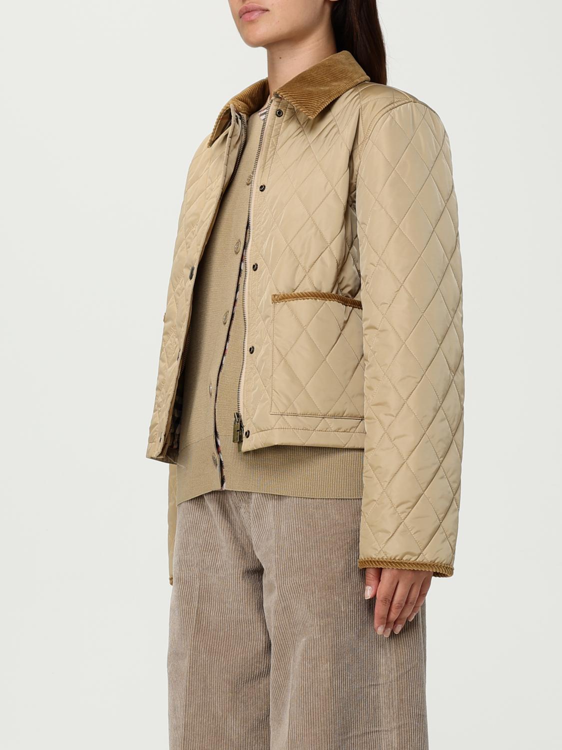 Burberry cropped quilted jacket - Neutrals