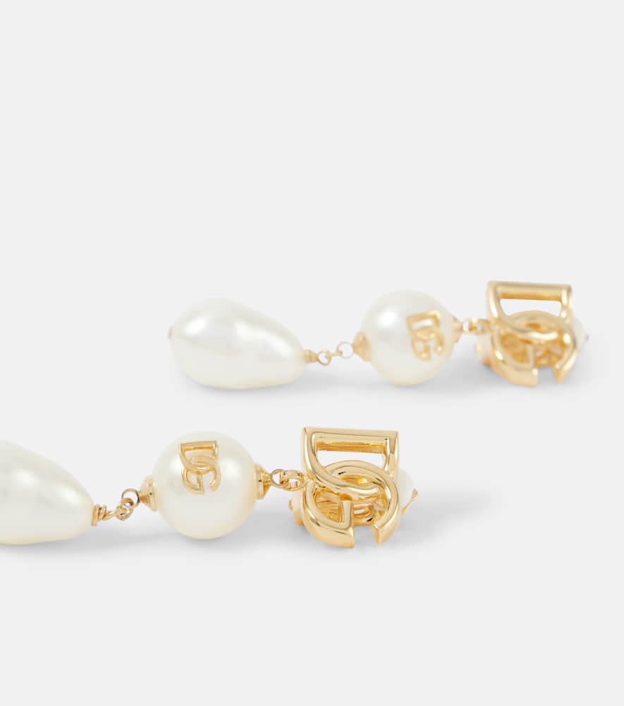 Dolce & Gabbana DG faux pearl earrings