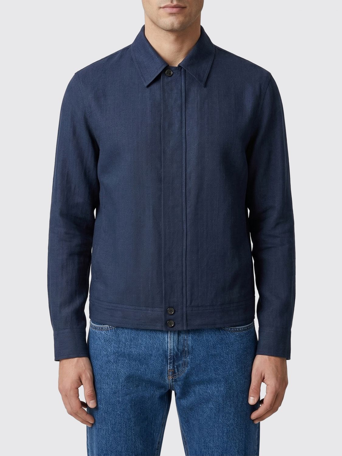 Jacket Men color Blue