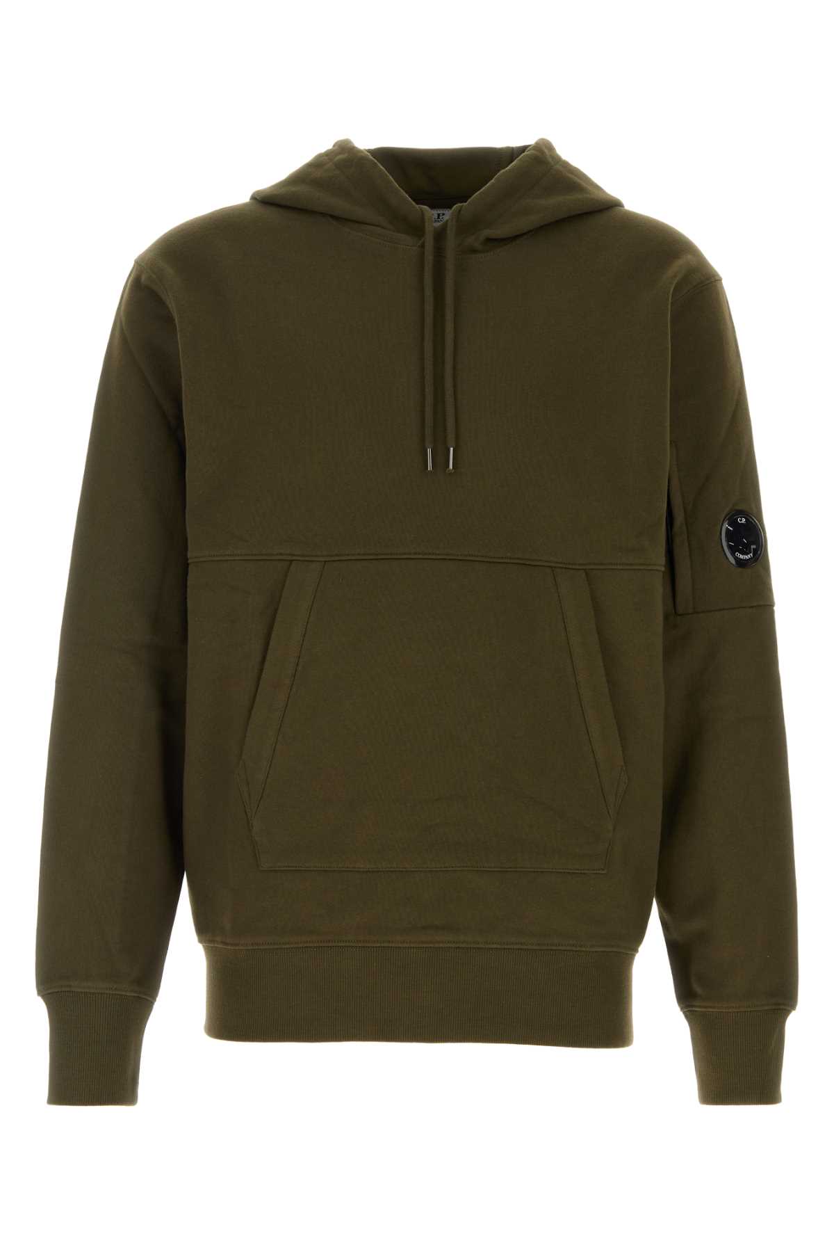 C. P. Company Olive Green Cotton Sweatshirt
