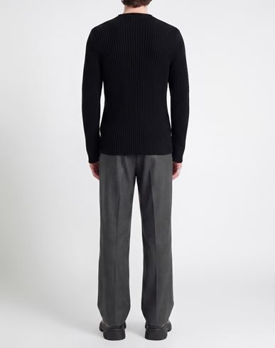 Man Sweater Black Size L Merino Wool, Acrylic