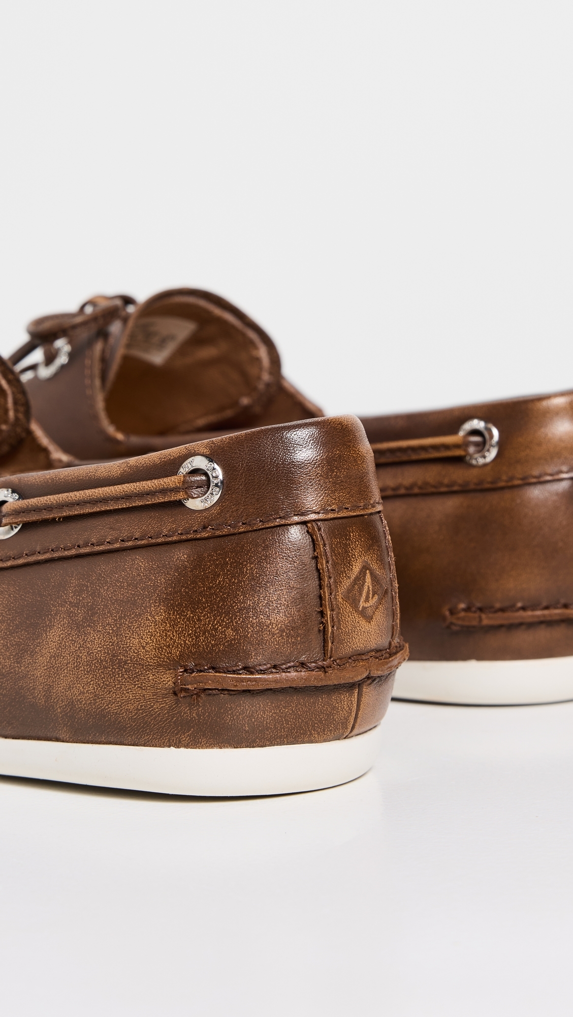 Sperry Slim Boat Shoes Tan