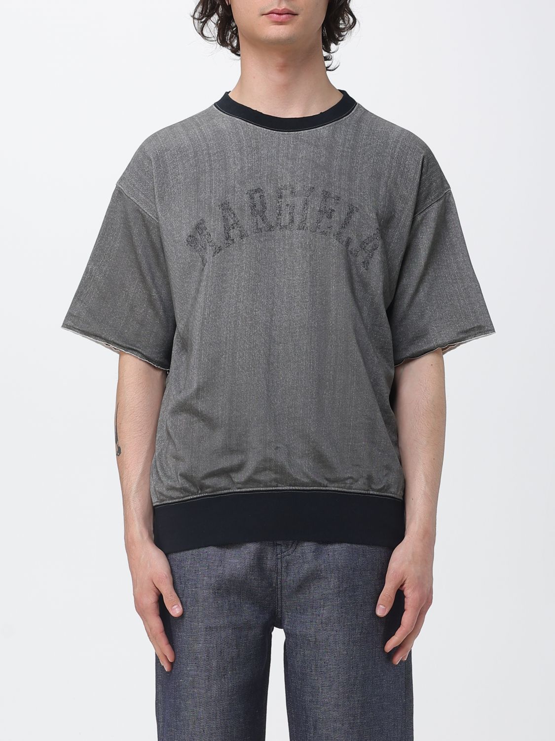 Sweatshirt Men color Grey