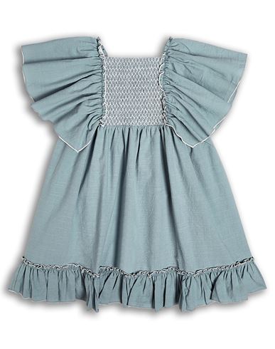 Kid Girl Kids' dress Slate blue Size 12 Cotton