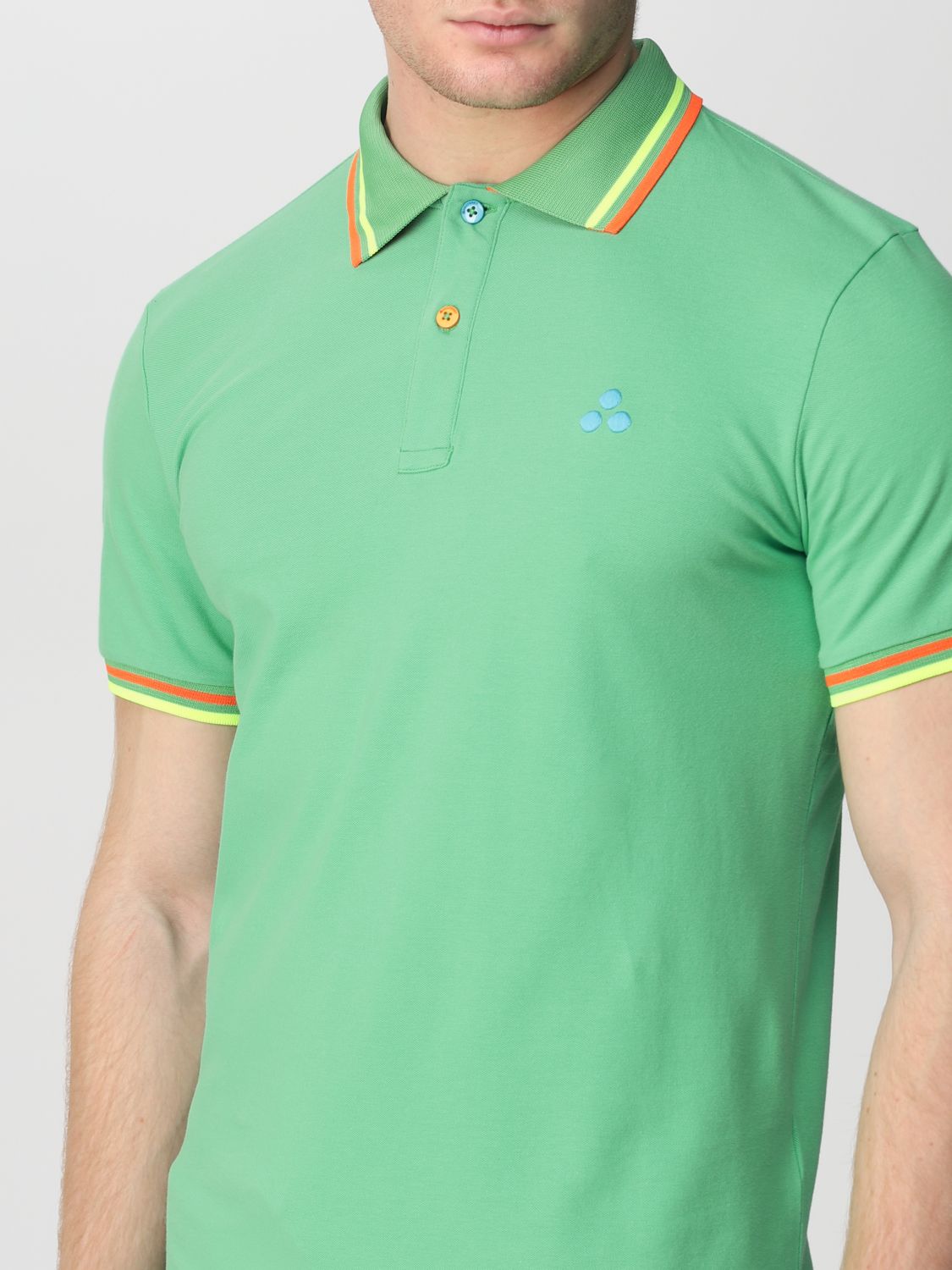 Polo Shirt Men colour Green