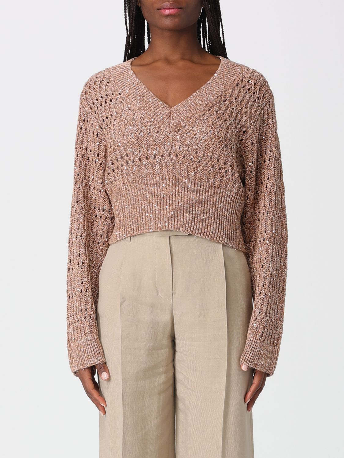 Sweater Woman color Burnt