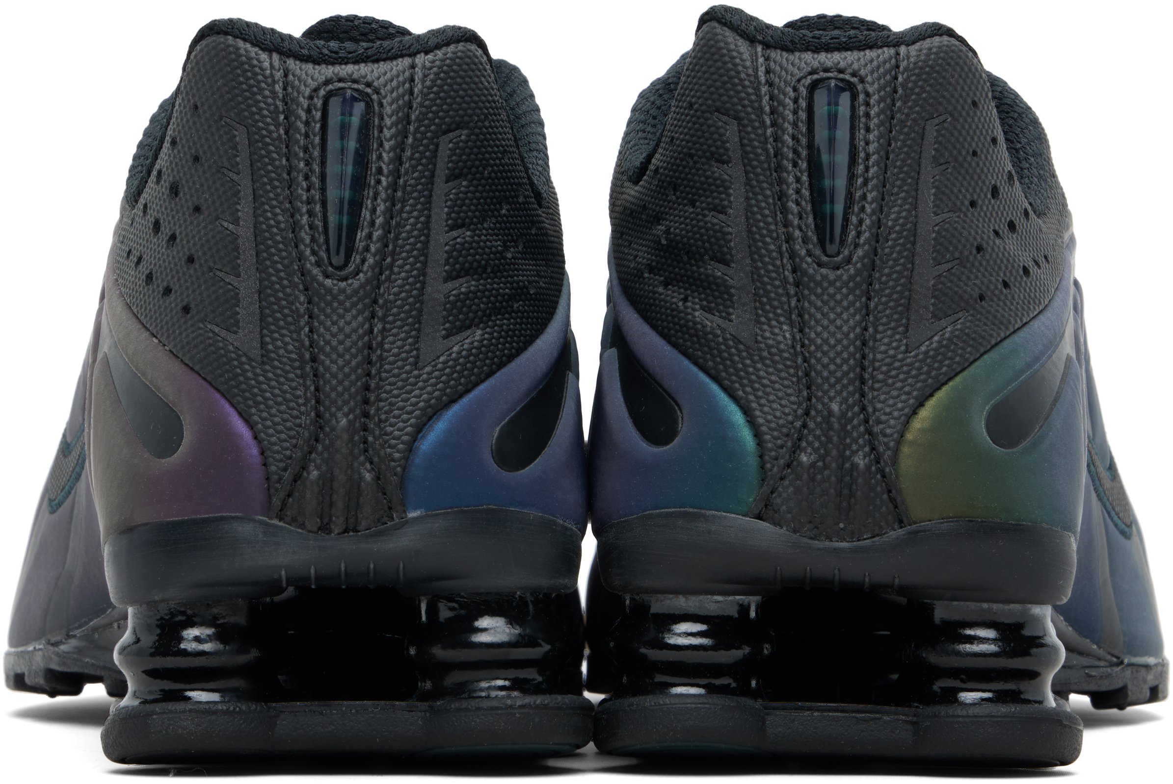 Black & Green Shox TL Sneakers