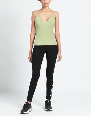 Woman Top Lime green Size M Polyester