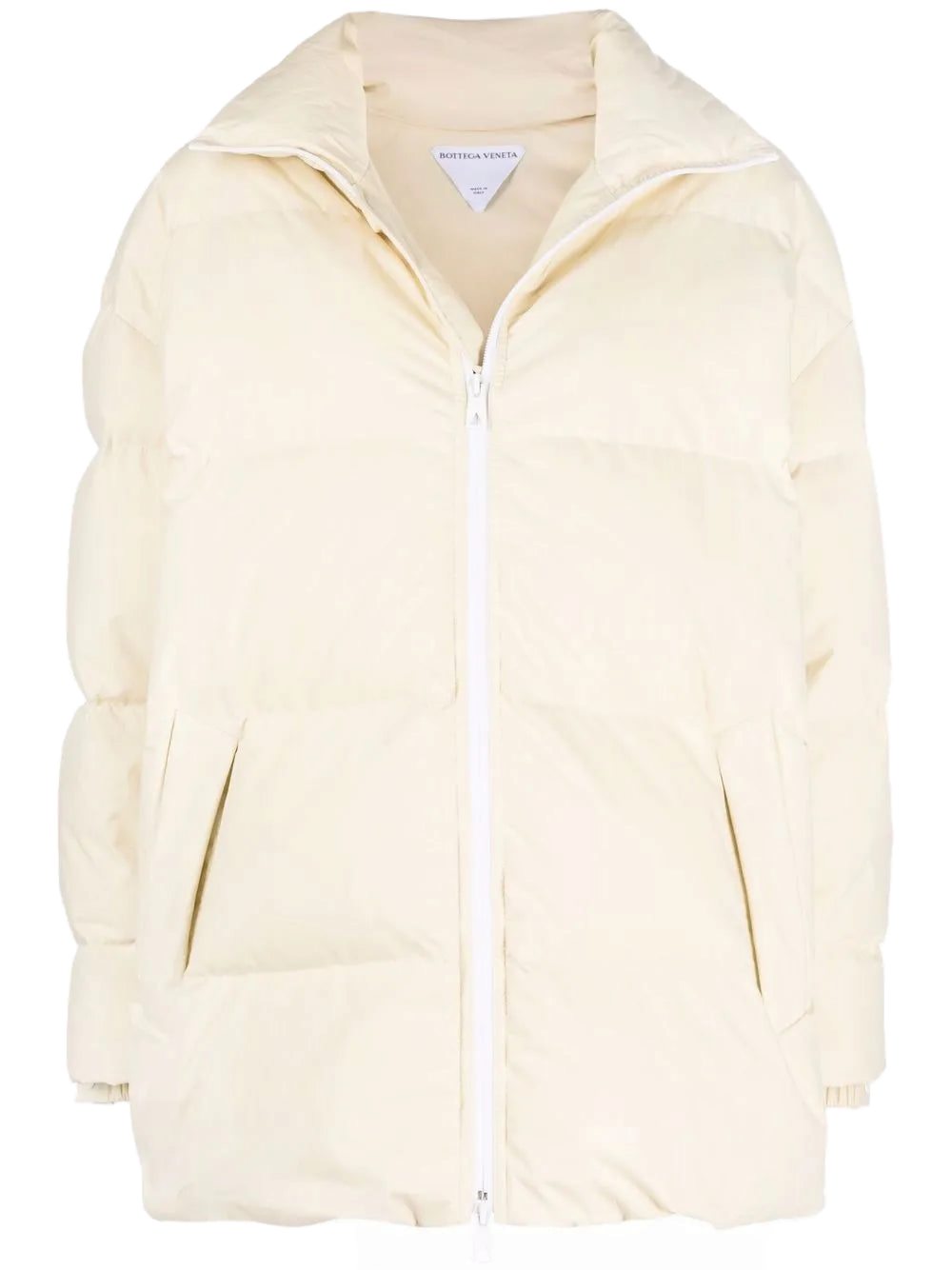 Oversized Padded Down Jacket — White