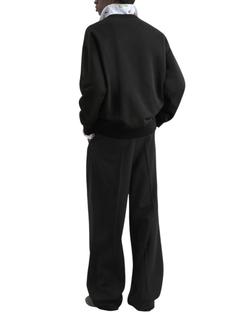 Black Crew Neck Sweatshirt