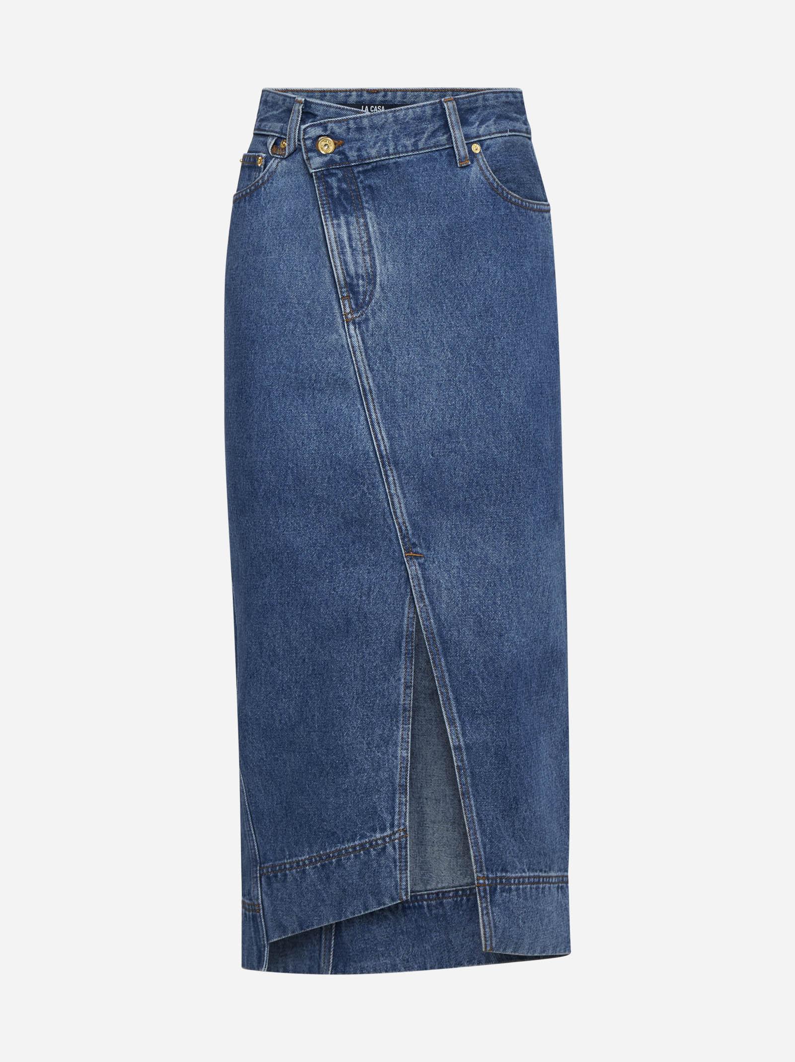La jupe de-Nîmes midi skirt - Blue