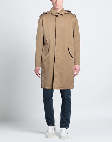 Paltò Man Overcoat & Trench Coat Camel Size 36 Polyester, Polyamide