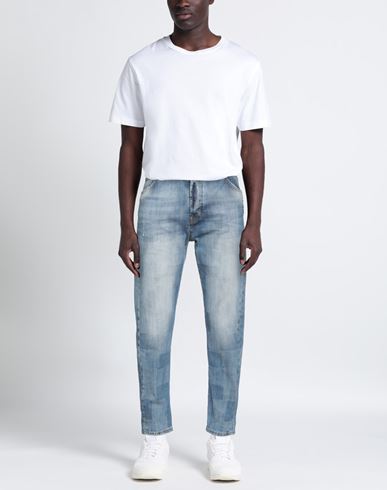 Patriòt Man Jeans Blue Size 33 Cotton, Elastane