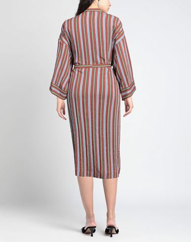 Niū Woman Midi dress Brick Size M Viloft, Polyamide