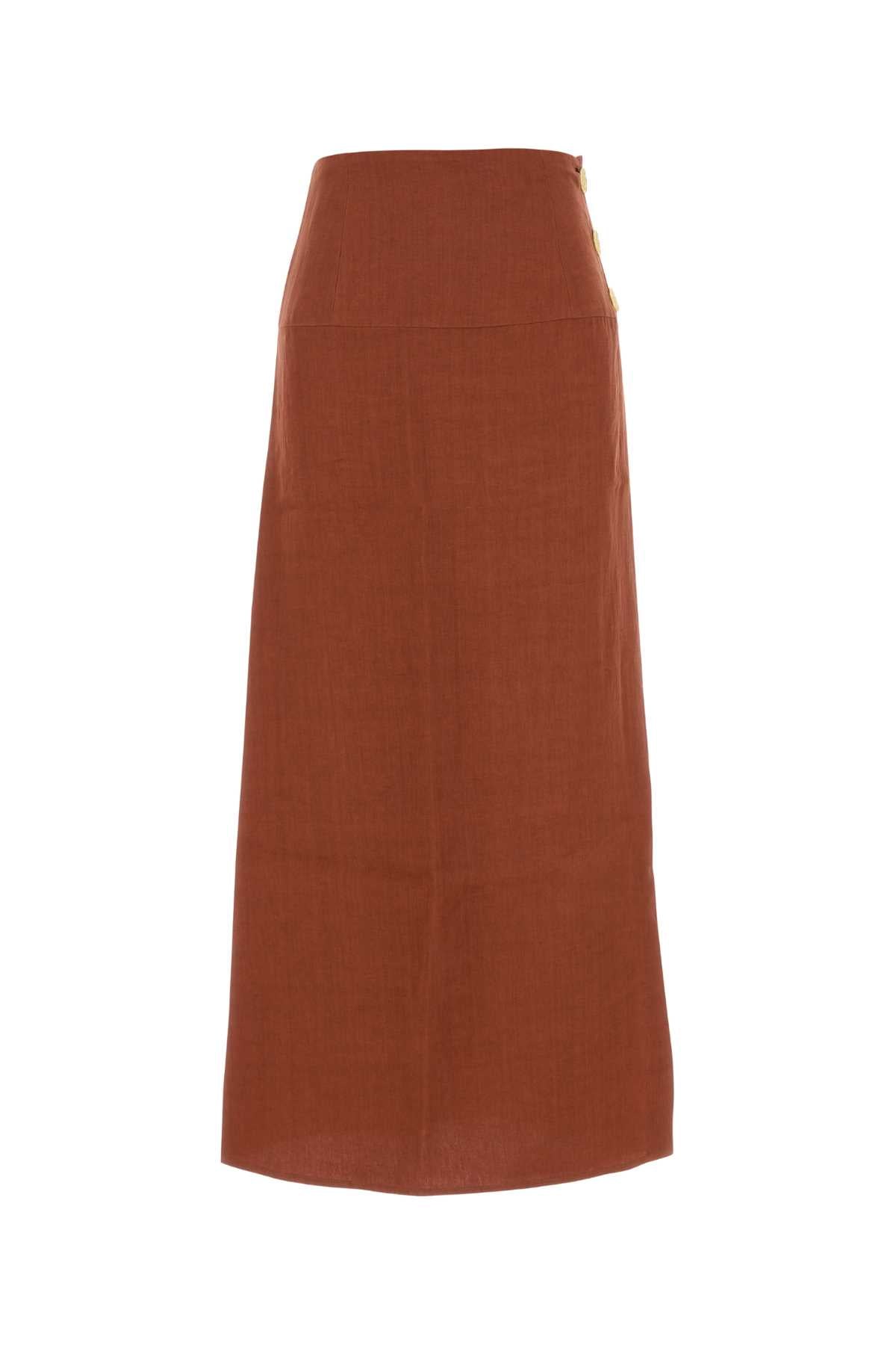 Haifal Skirt — Brown