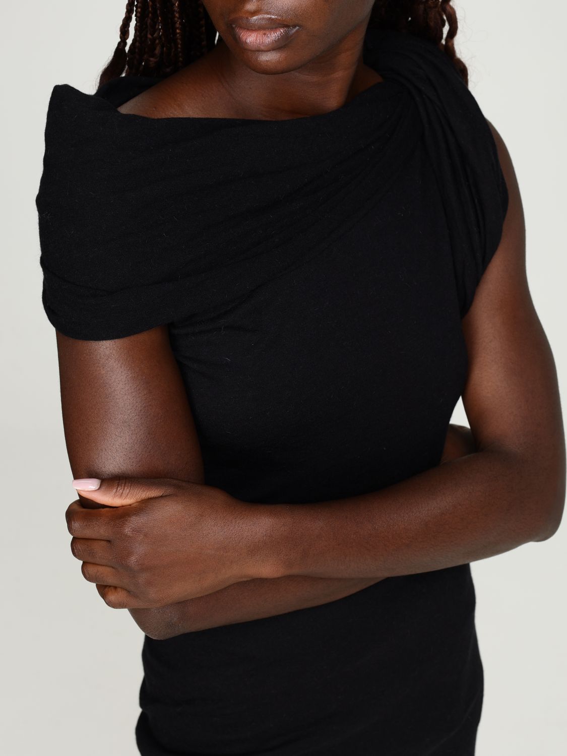 Top Woman color Black