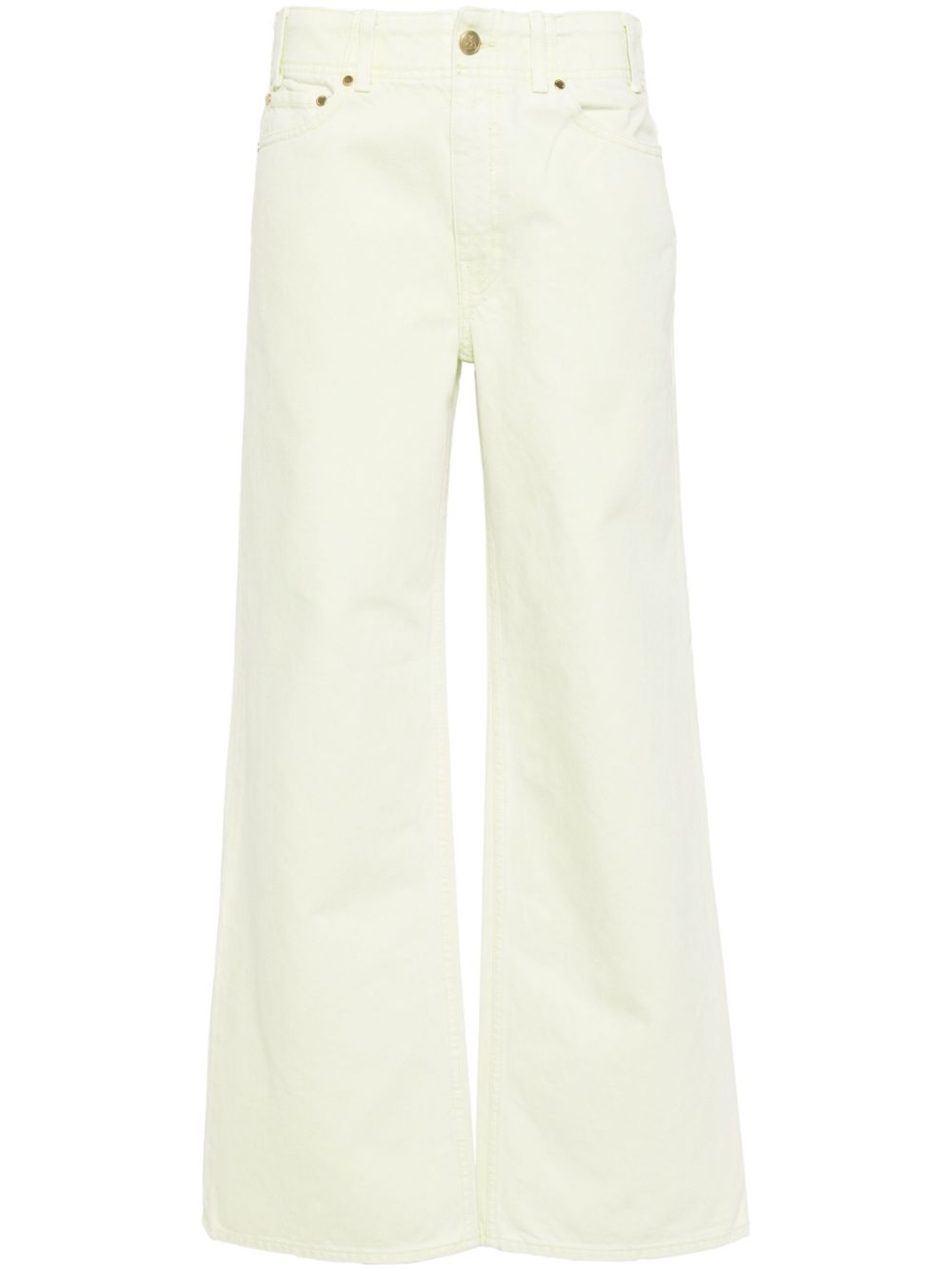 Elodie high-rise straight-leg jeans - Neutrals