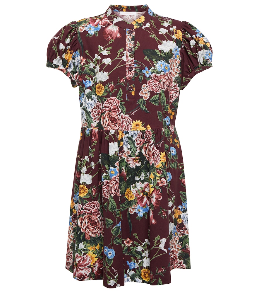 See By Chloé Floral cotton minidress