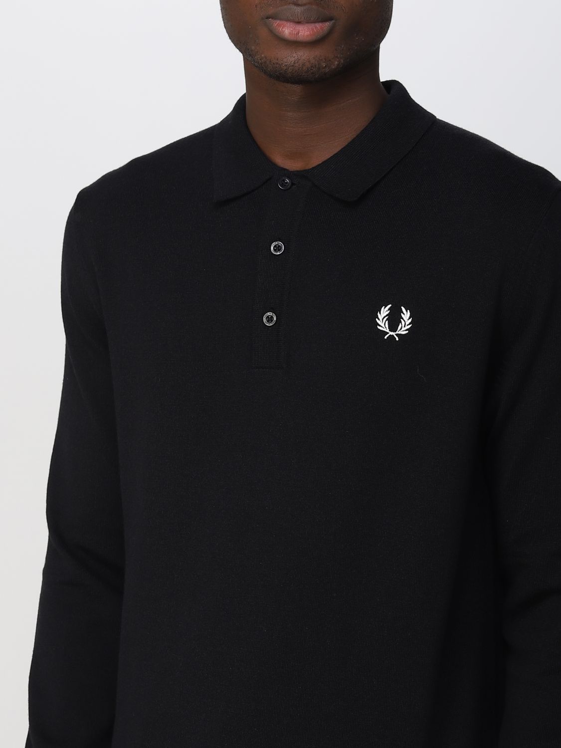 Polo Shirt Men color Black