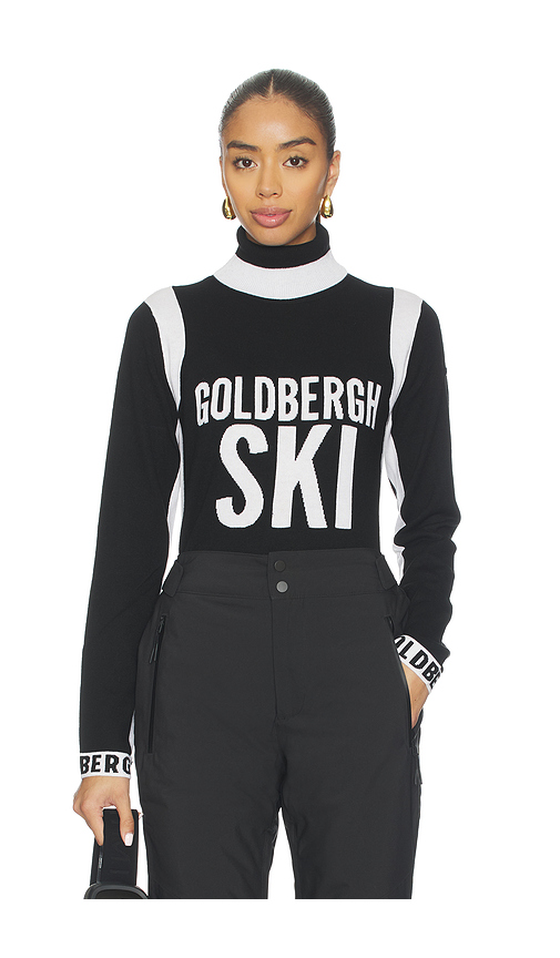 Goldbergh Noemi Long Sleeve Knit Sweater in Black. - S also in