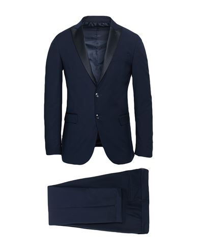 Man Suit Midnight blue Size 34 Polyester, Viscose, Elastane