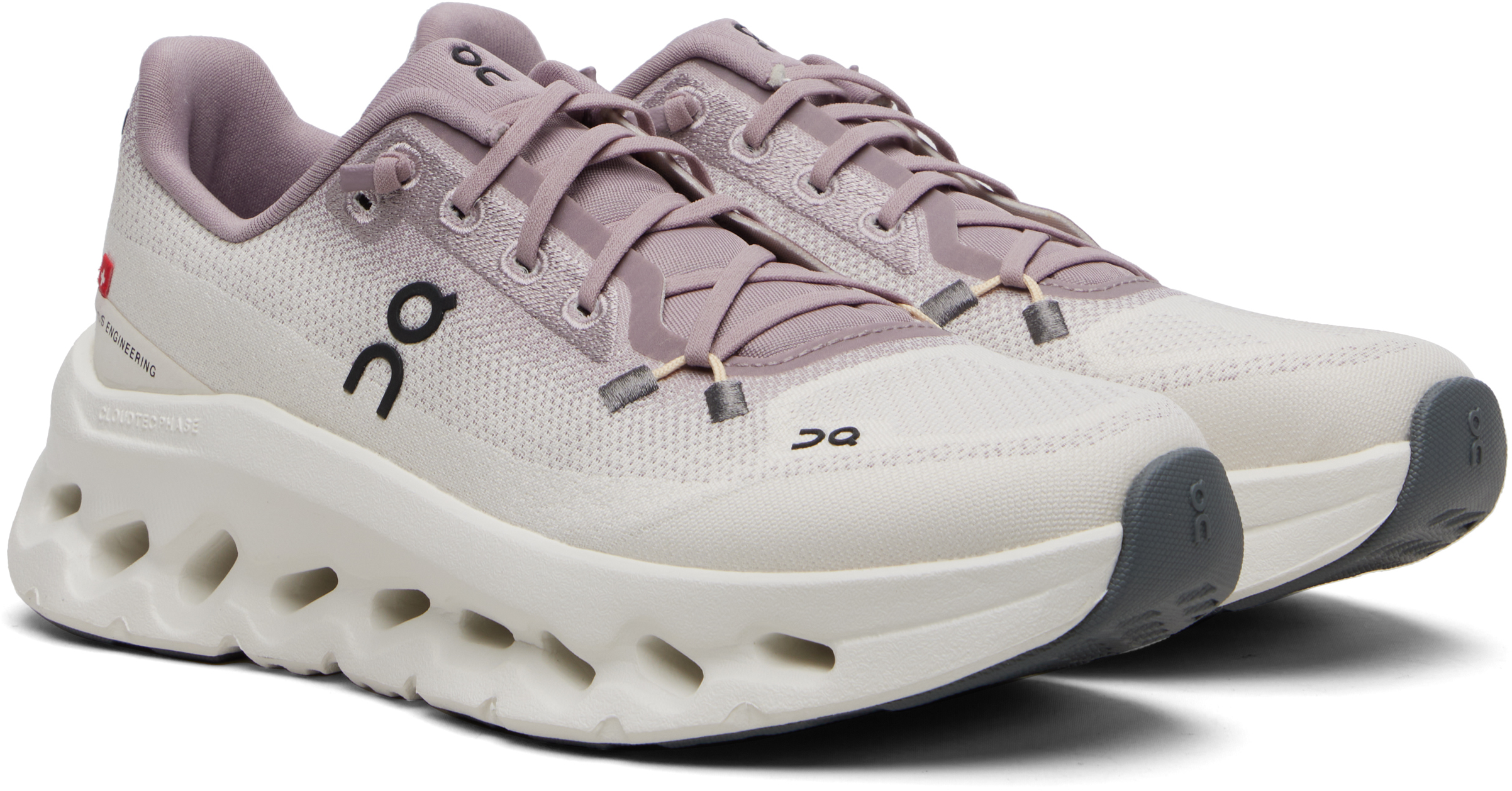 Pink & White Cloudtilt Sneakers