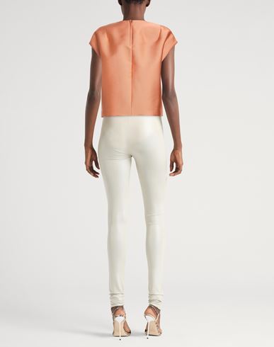 Woman Top Salmon pink Size 4 Polyester