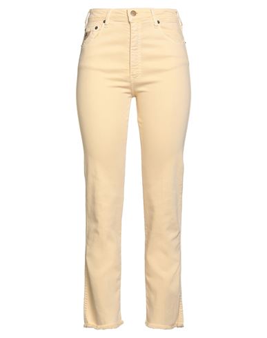 Woman Jeans Pastel yellow Size 29W