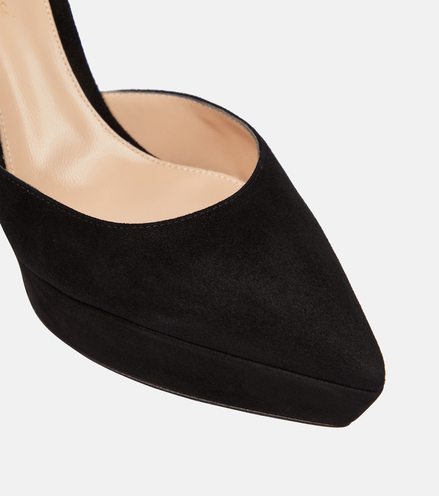 Gianvito Rossi Vertigo suede platform pumps