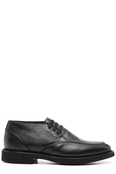 Doucal's Almond Toe Derby Shoes