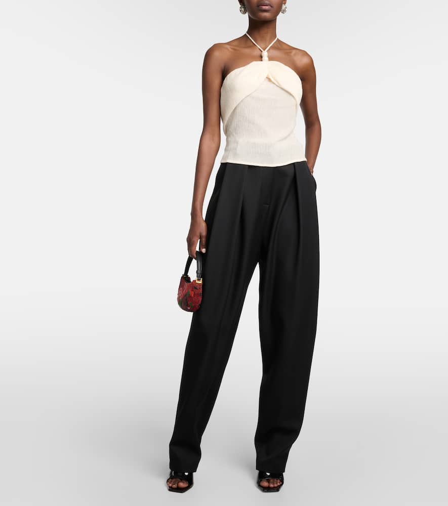 Halterneck crop top