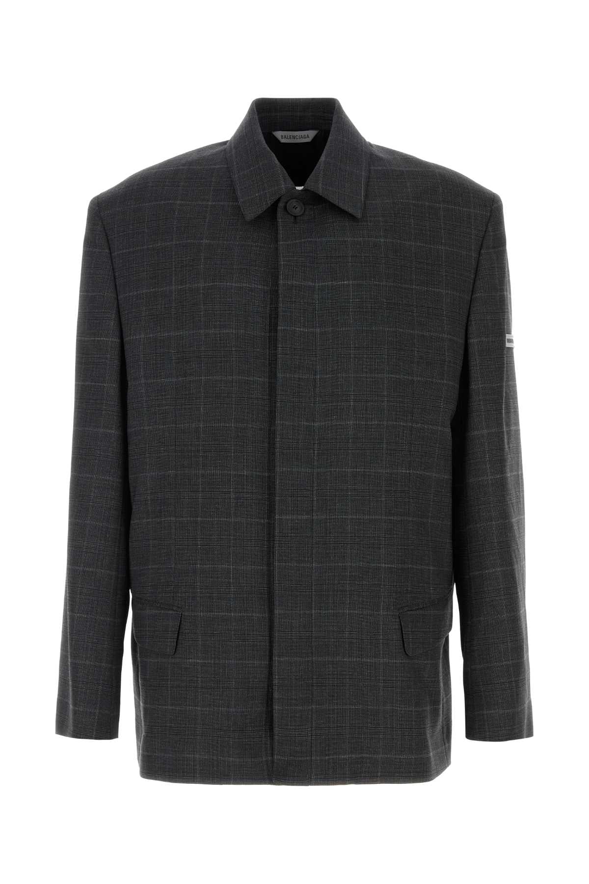 Virgin Wool Jacket — Gray