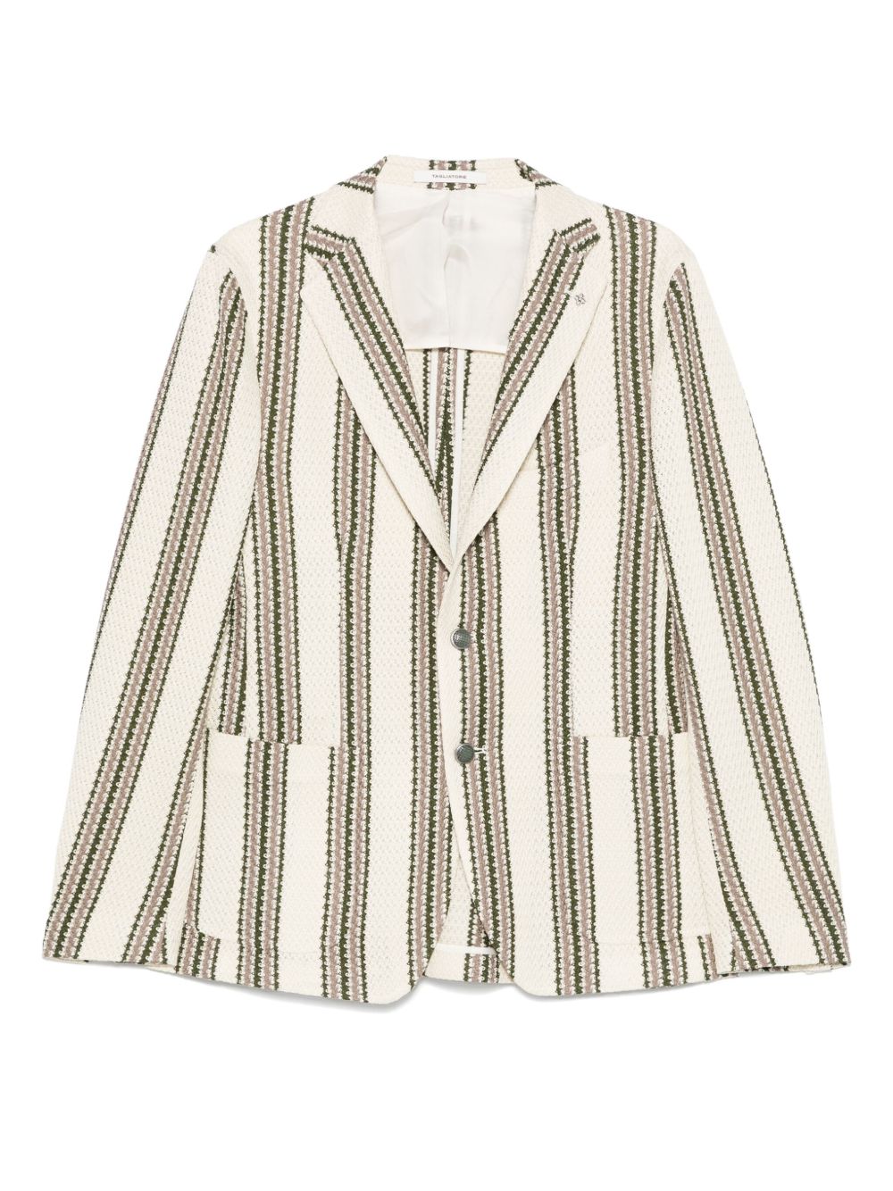 Striped blazer - Neutrals