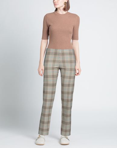 Sandro Ferrone Woman Pants Sand Size 10 Polyester, Viscose, Elastane