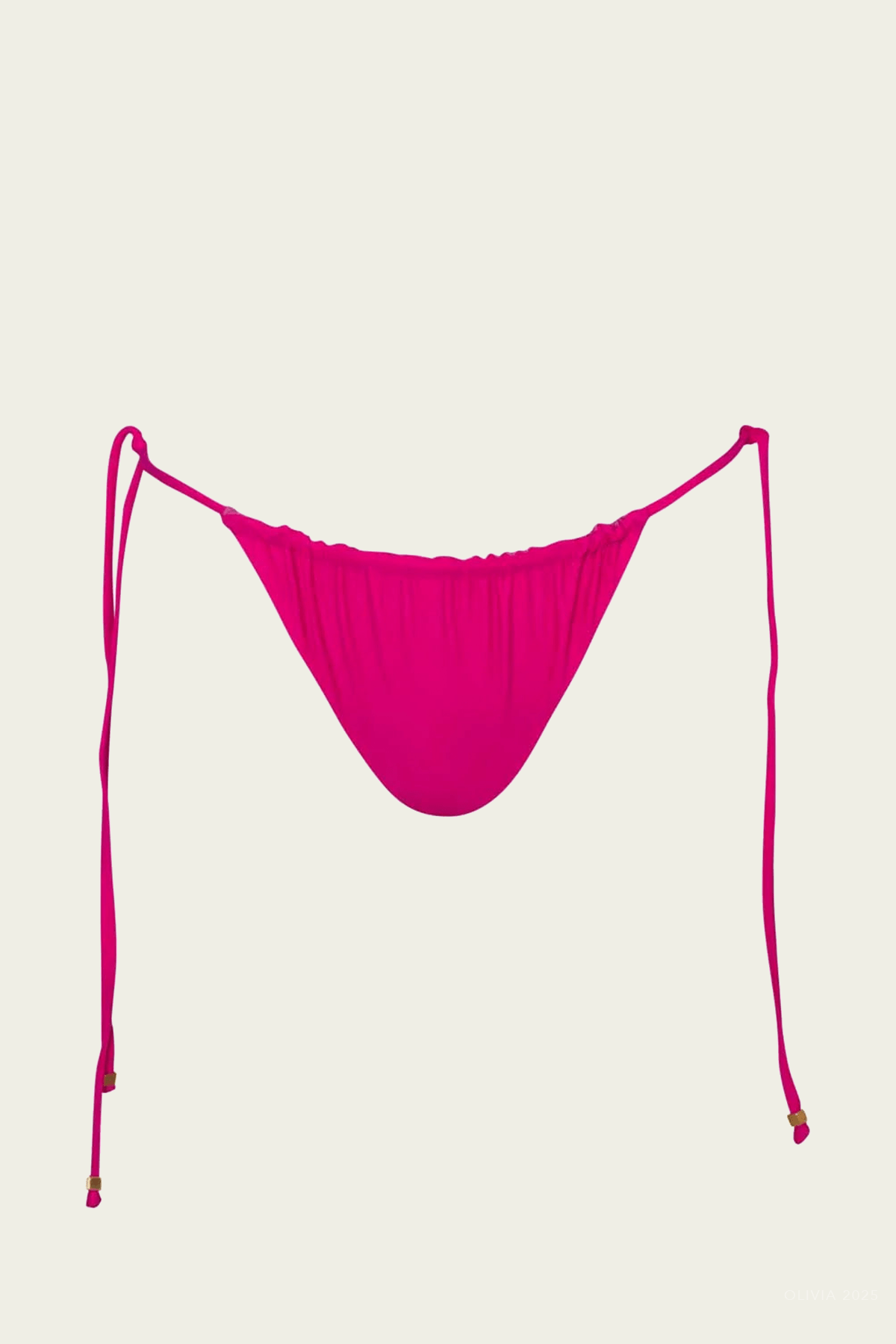 Kaia Bikini Bottom in Fuchsia