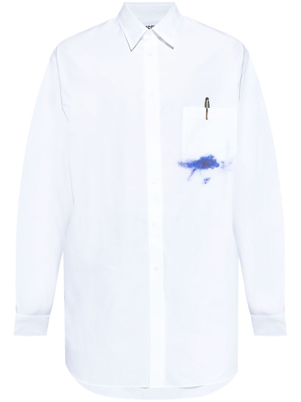 Paint-splatter shirt - White