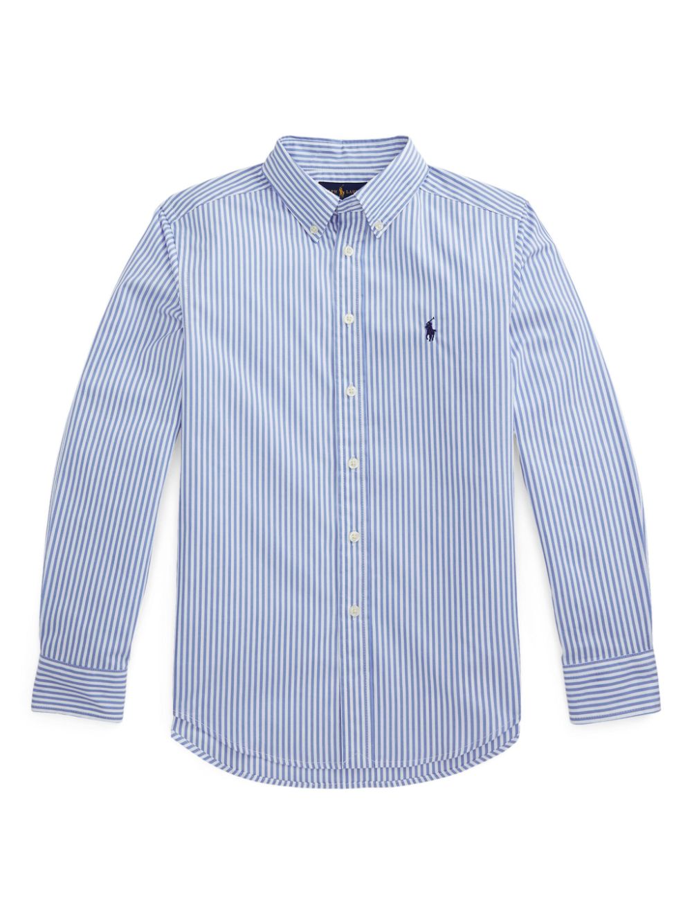 Striped cotton shirt - Blue