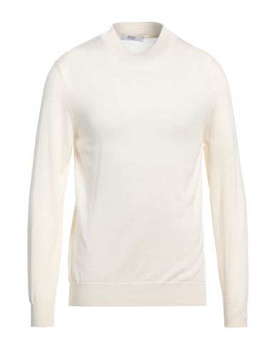 Man Turtleneck Ivory Size 44 Wool, Silk