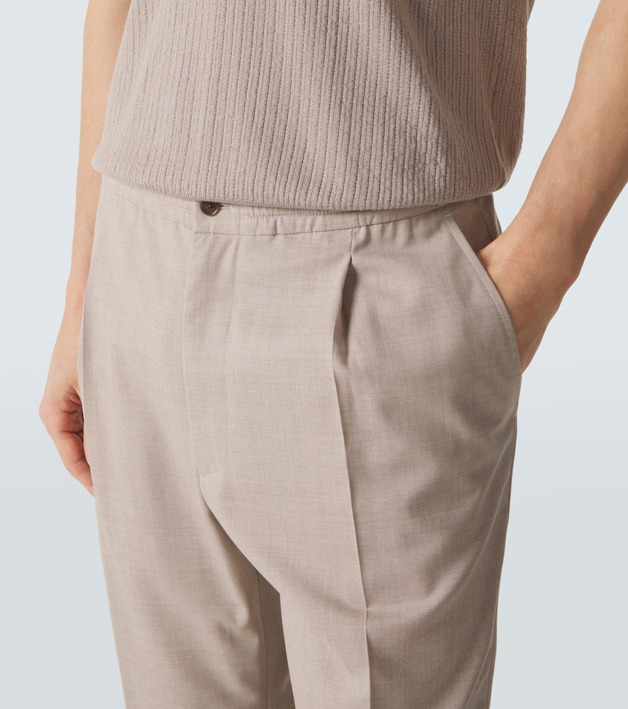 Wool chinos