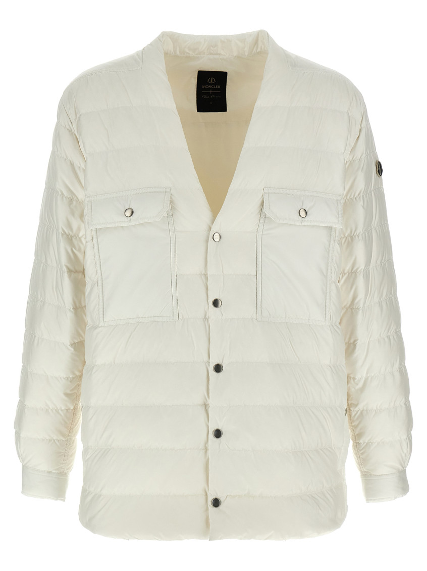 White V Neck Jacket
