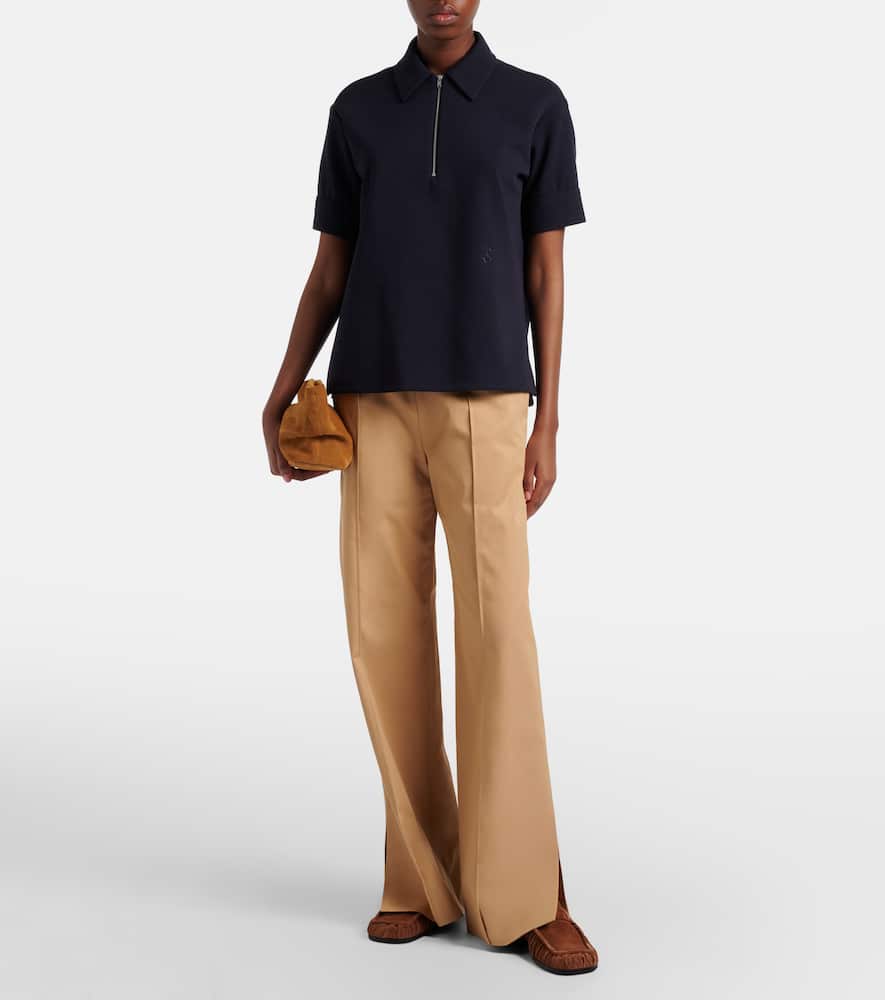 Jersey polo shirt