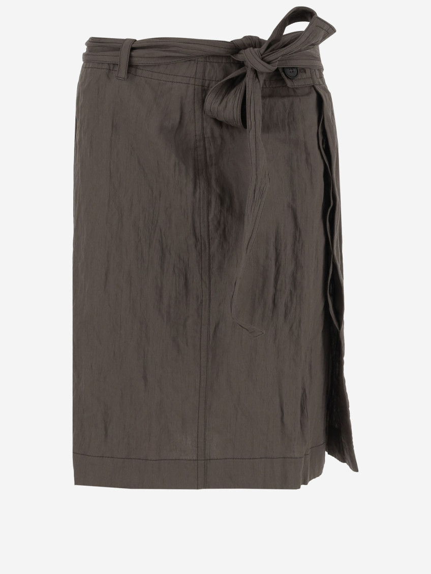 Wrap Skirt Made Of Cotton Blend