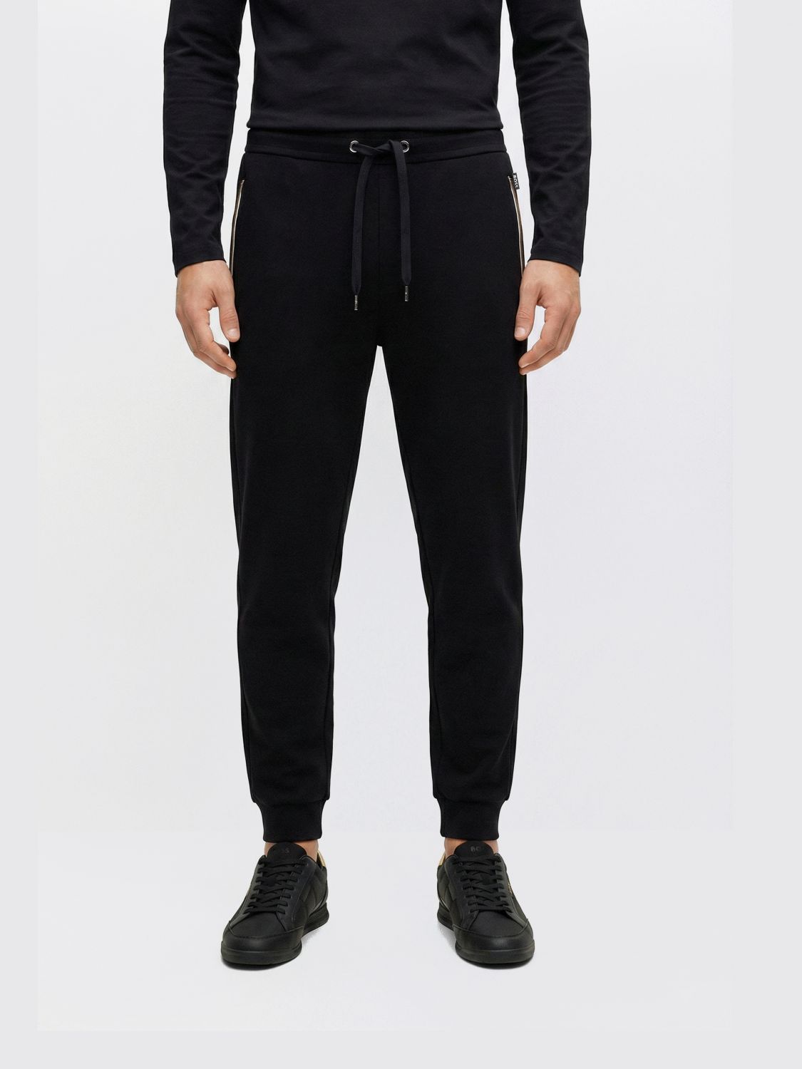 Pants Men color Black