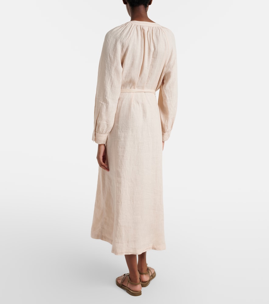 Dakota linen maxi dress