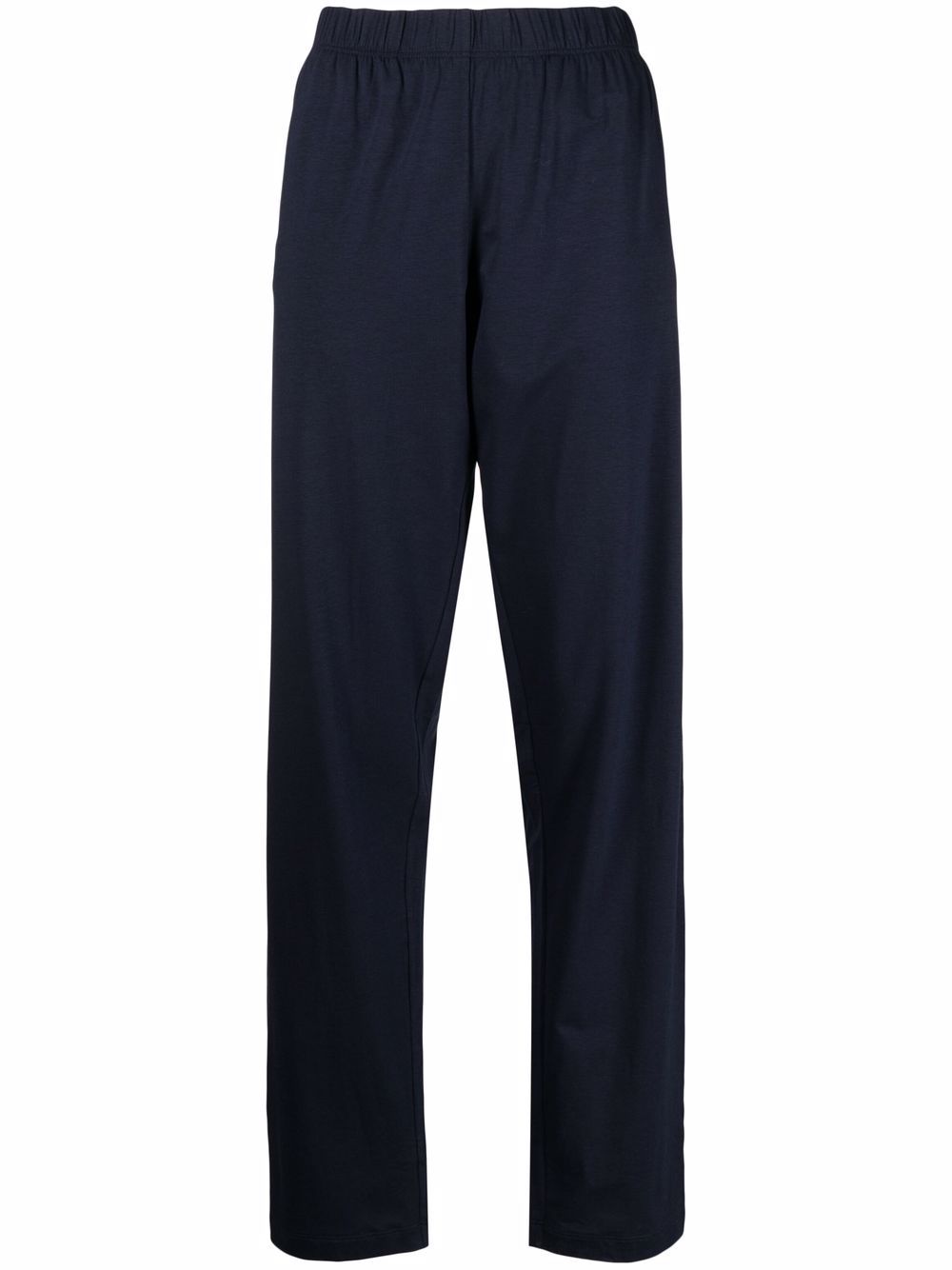 High-waisted pajama bottoms - Blue