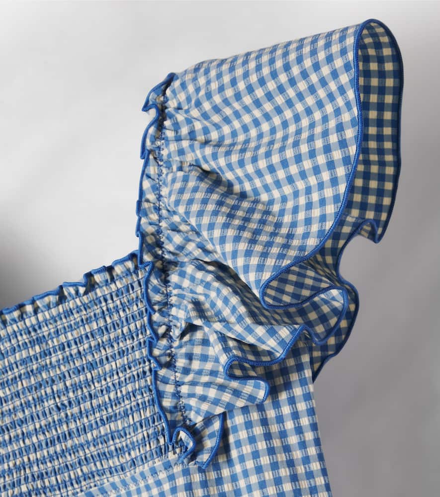 Konges Sløjd Fresia gingham seersucker swimsuit