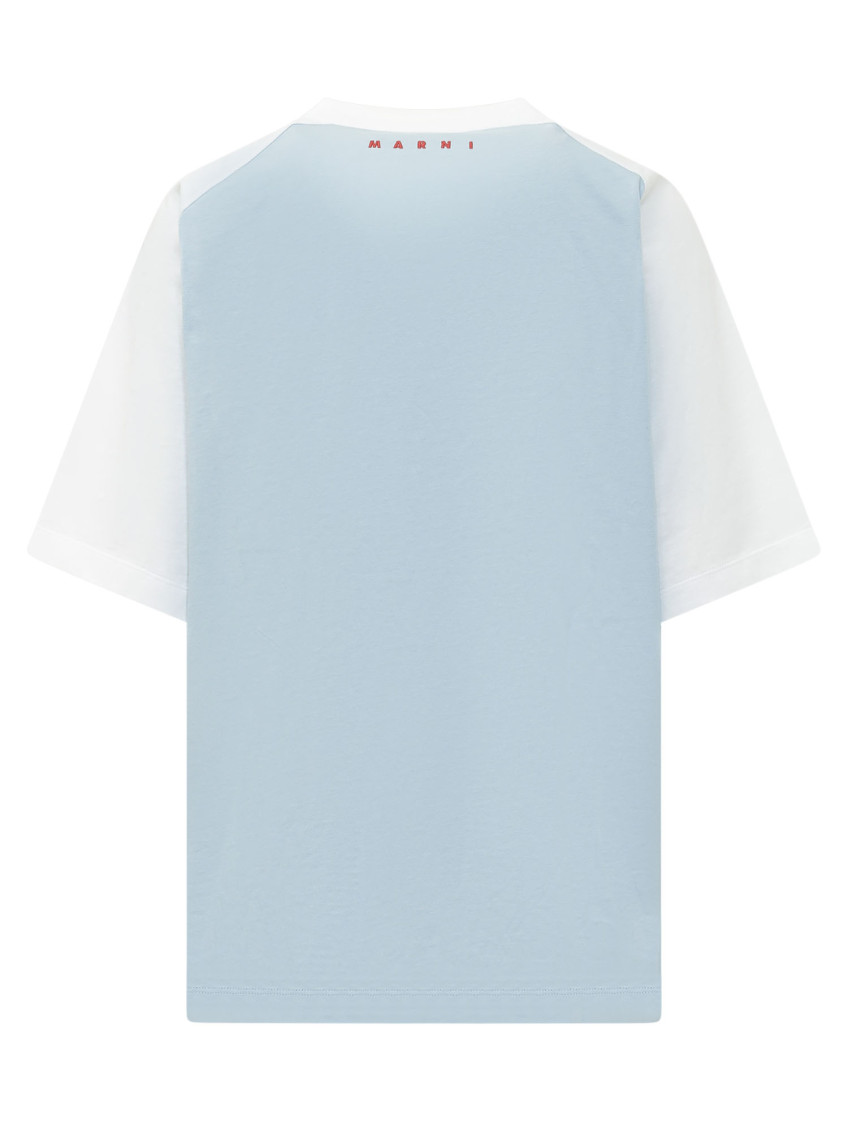 Multicolor Floral V Neck T-Shirt