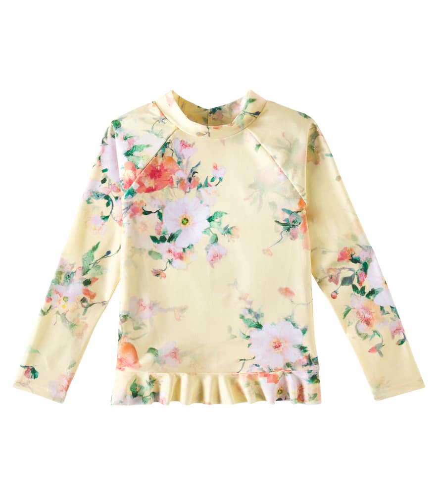 Everley floral rashguard swimsuit
