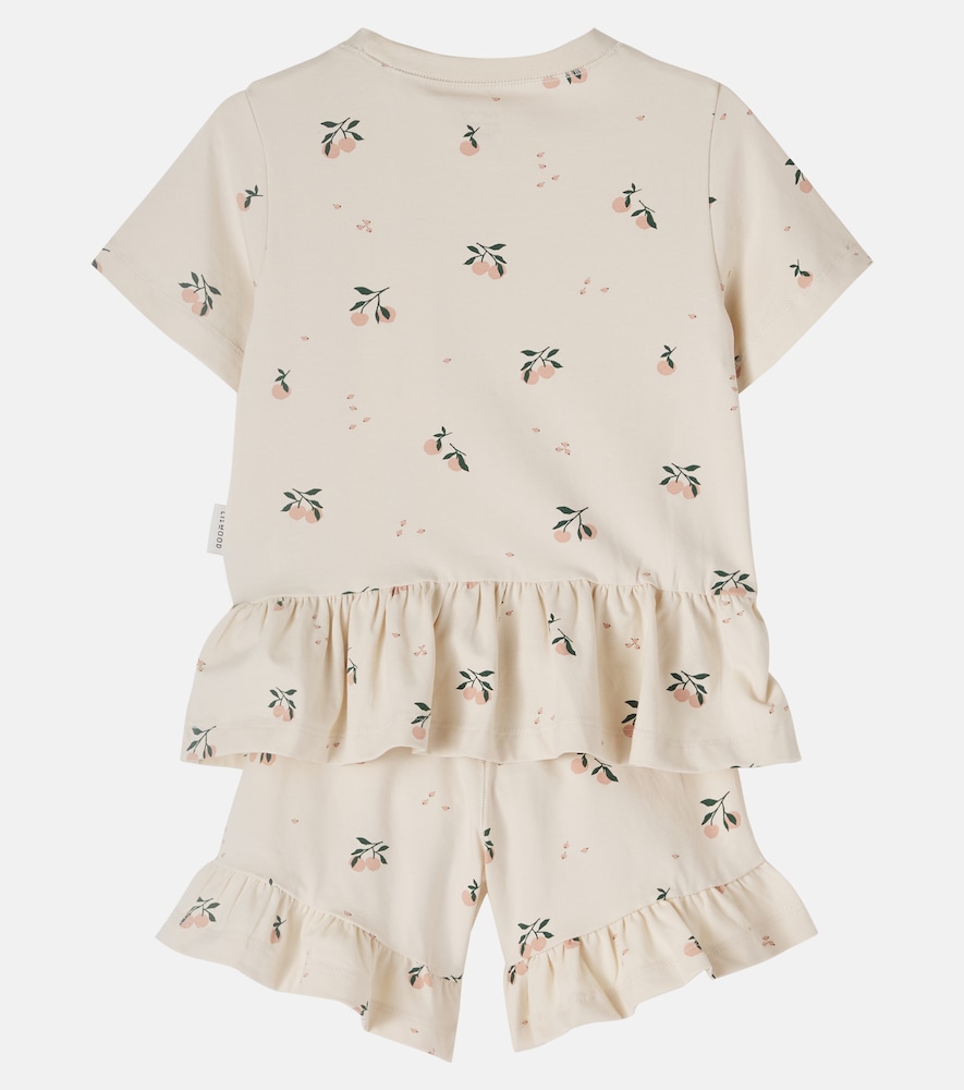 Ilford cotton-blend top and shorts set